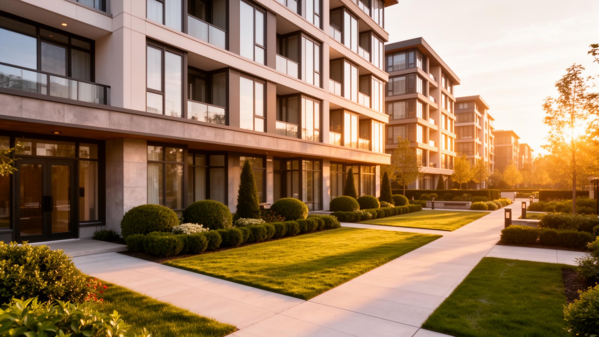 Well-maintained strata complex